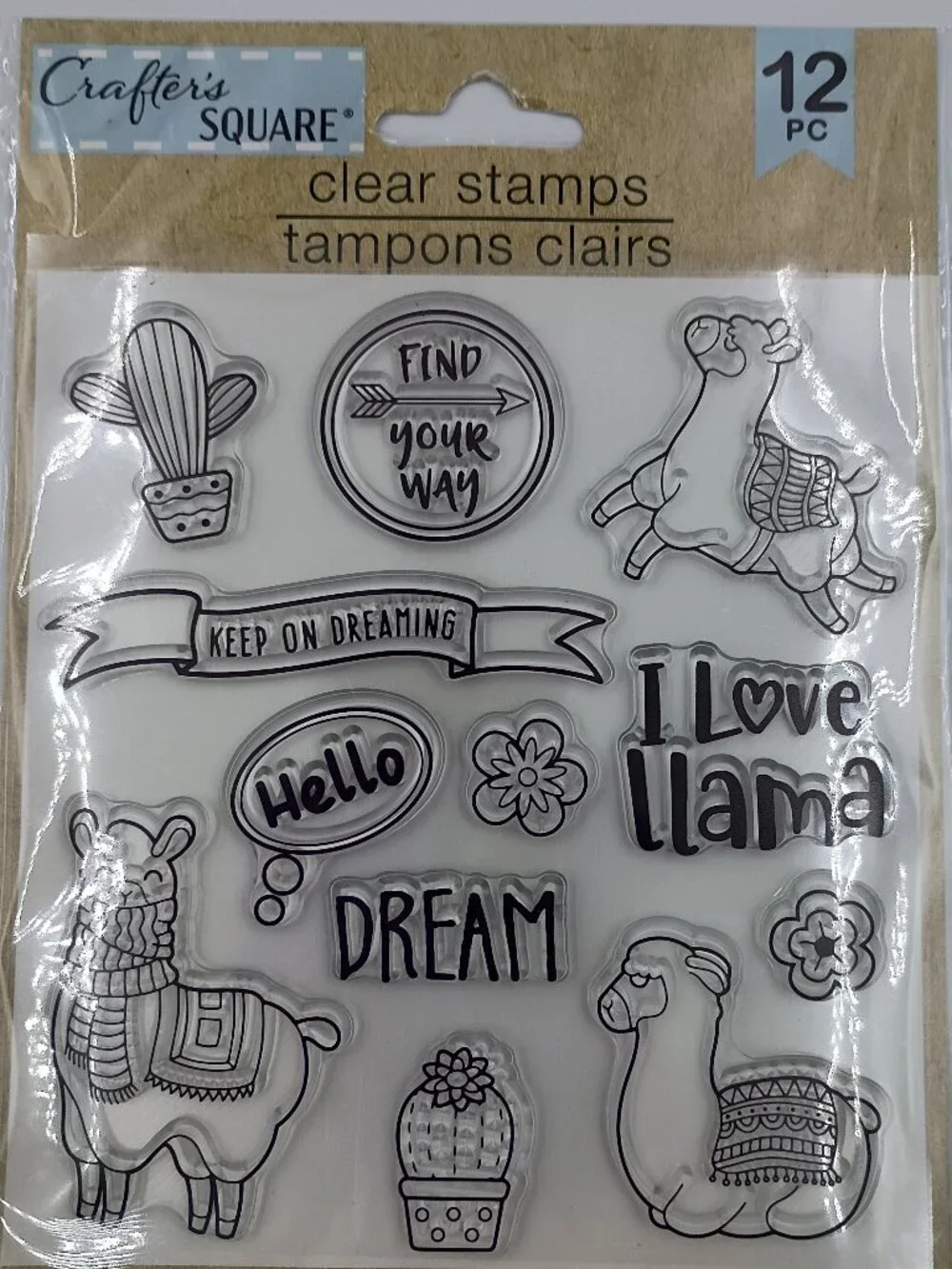 32-Pc Mega Crafting Bundle Vinyl Iron-Ons Stencils Stickers Clear Stamps Kits